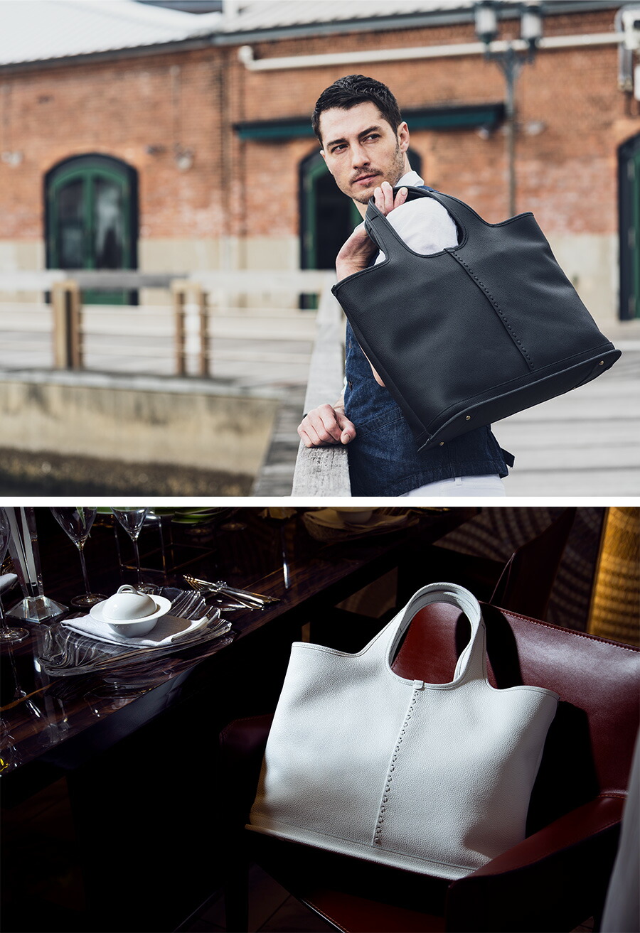 楽天市場】トートバッグ Magnu TOKYOtote レザー メンズ レディース