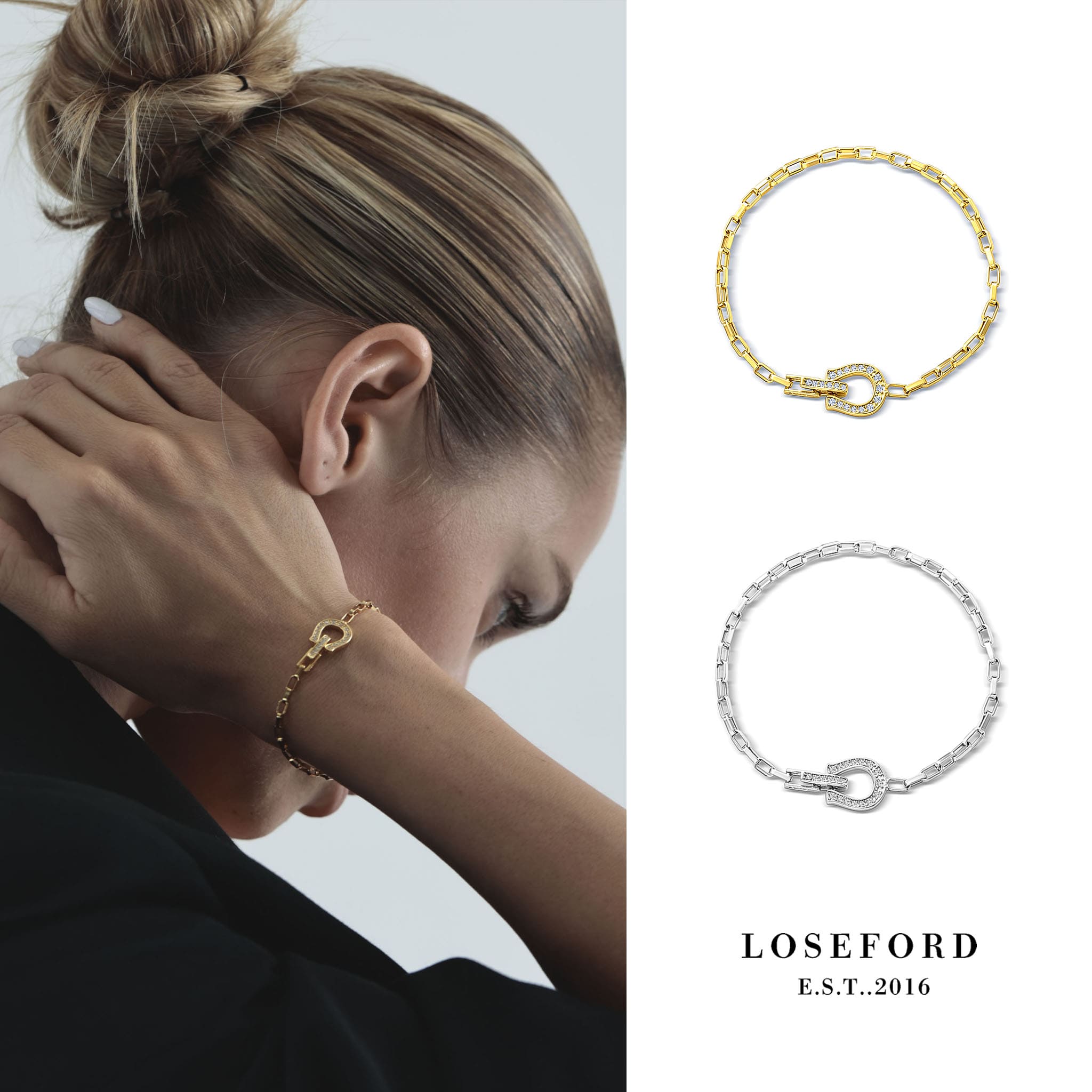 楽天市場】馬蹄 ブレスレット ホースシュー メンズ レディース