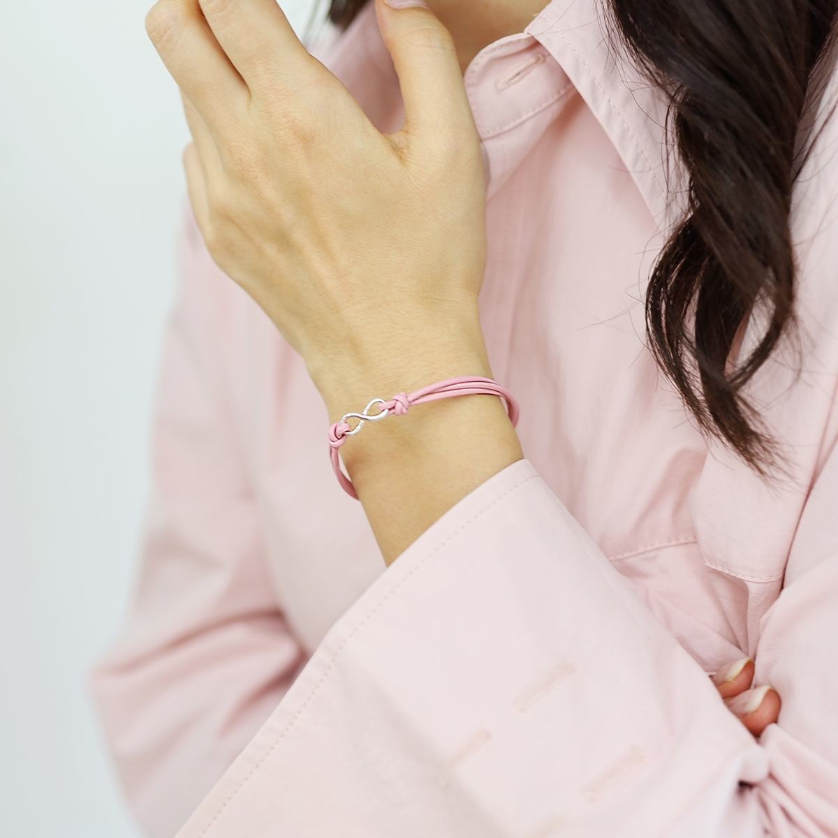 楽天市場】ブレスレット ペア ブランド シルバー925 インフィニティ