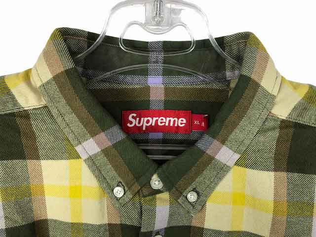 楽天市場】SUPREME / シュプリーム plaid flannel shirt メンズ サイズ