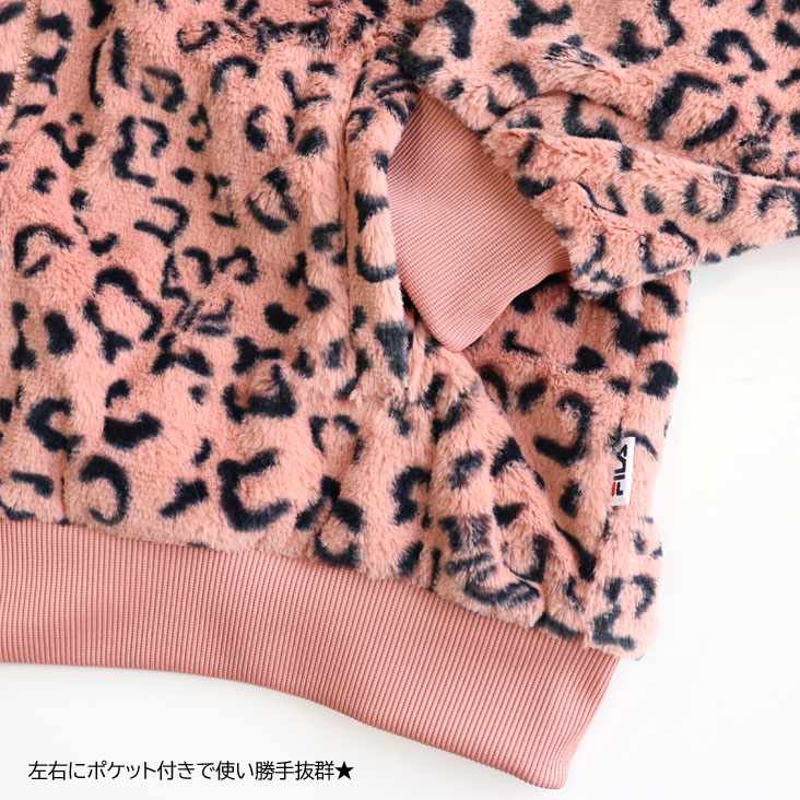 楽天市場】FILA フィラ フェイクファー ジップパーカー パーカー