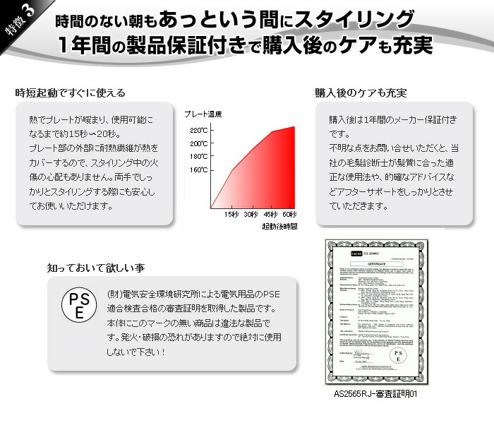 楽天市場】幅広 ストレートアイロン ヘアアイロン アズスタイルEX
