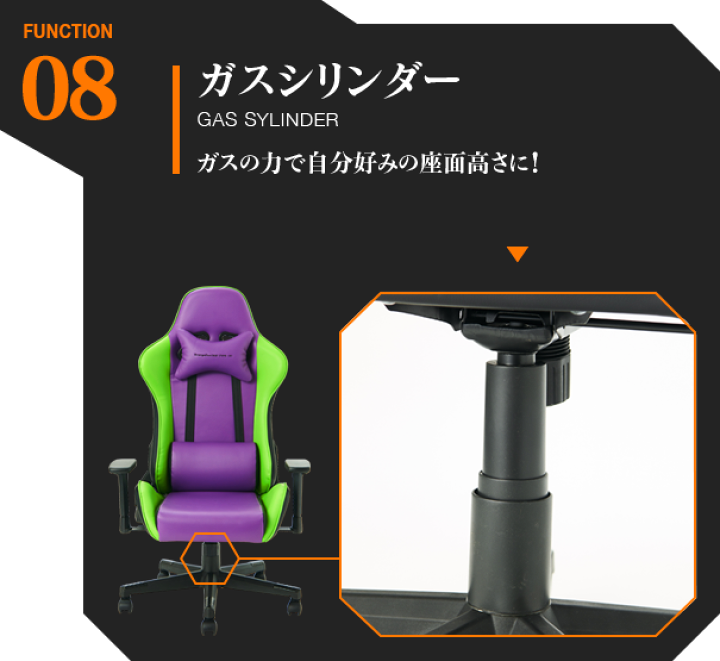 楽天市場】ゲーミングチェア エヴァンゲリオン チェア EVANGELION