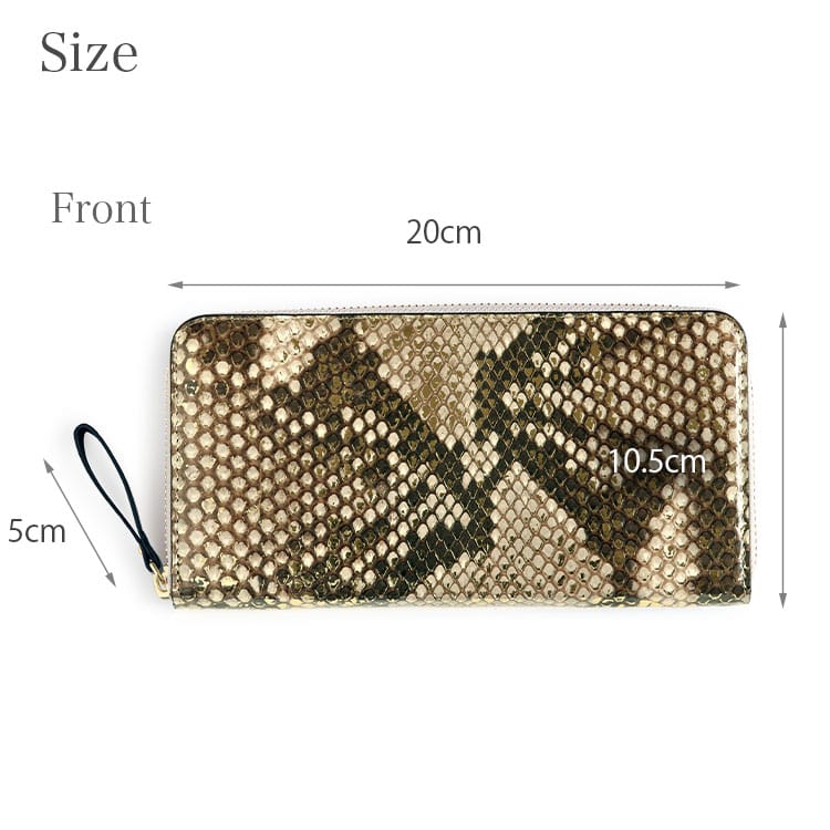 楽天市場】長財布 パイソン 財布 蛇革 ヘビ革 メンズ 日本製 ラウンド