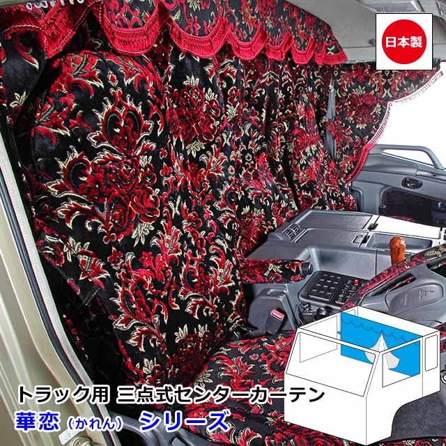 楽天市場】日本製 トラック カーテン 三点式センターカーテン おしゃれ