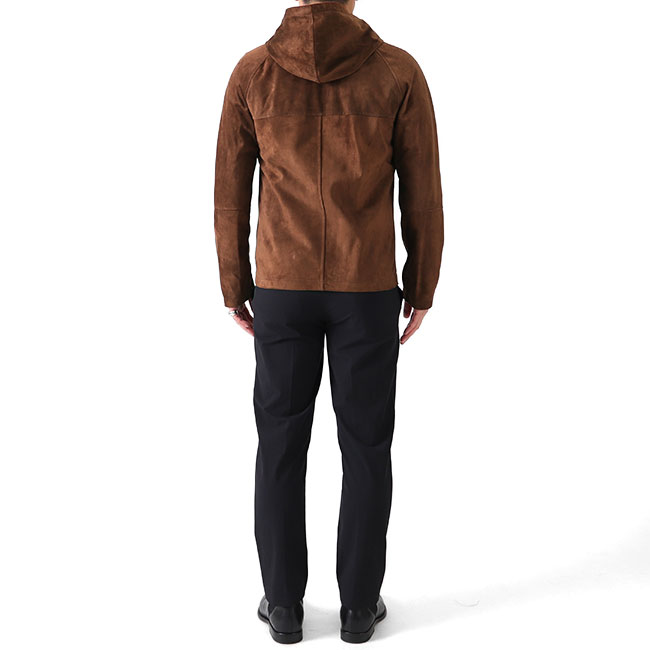 楽天市場】EMMETI エンメティ BILL ZIP スエードレザー ジップパーカー