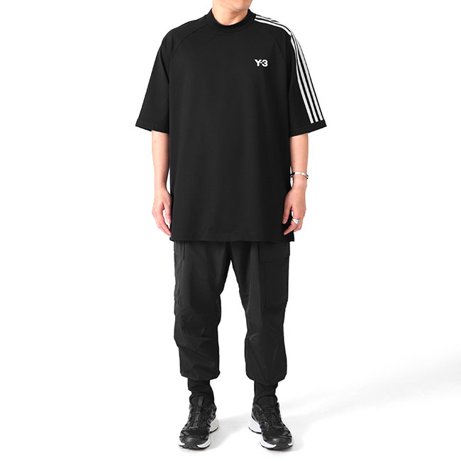 楽天市場】Y-3 ワイスリー 3ストライプス オーバーサイズ ロゴ Tシャツ