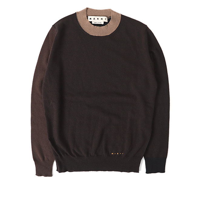 楽天市場】MARNI マルニ クレイジーパターン ミニロゴ刺繍 ニット