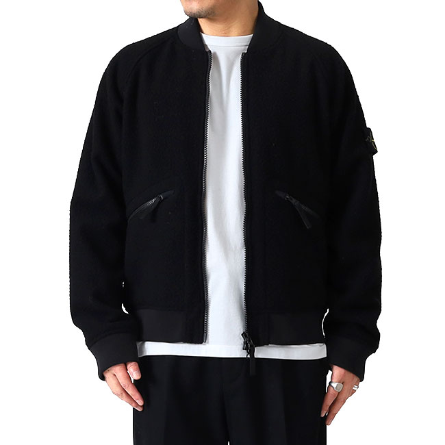 楽天市場】STONE ISLAND ストーンアイランド ボアフリース ウール