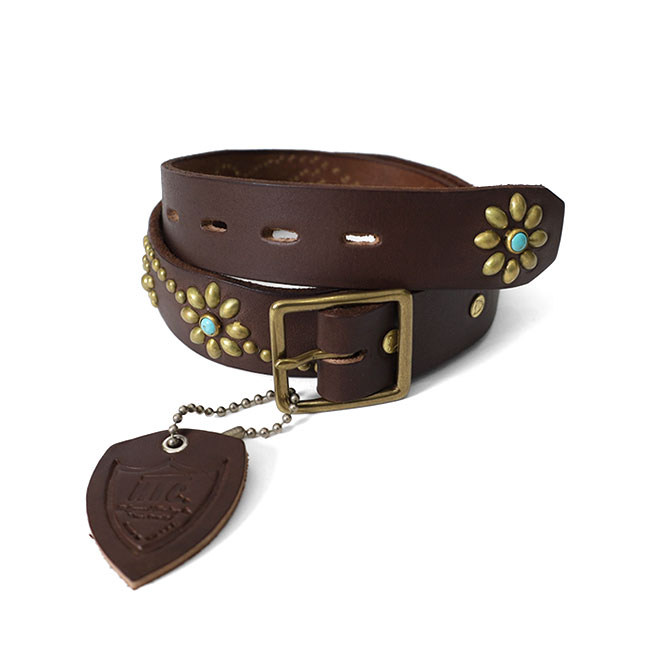 楽天市場】htc スタッズベルト ターコイズ フラワーの通販