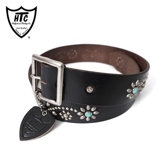 楽天市場】HTC エイチティーシー フラワースタッズ ターコイズ レザー