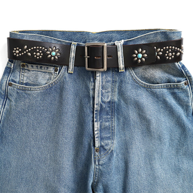 楽天市場】HTC エイチティーシー フラワースタッズ ターコイズ レザー