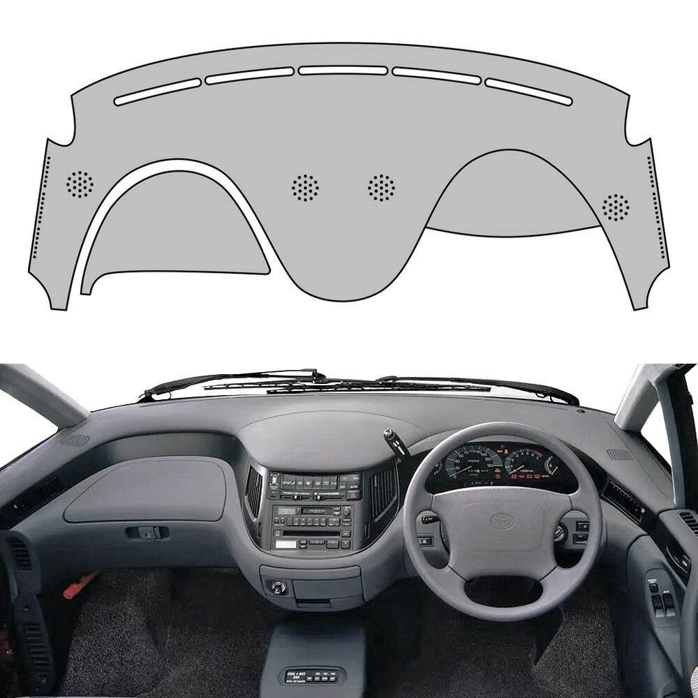 楽天市場】エスティマ 初代 ダッシュボードマット PVCレザー TCR10W