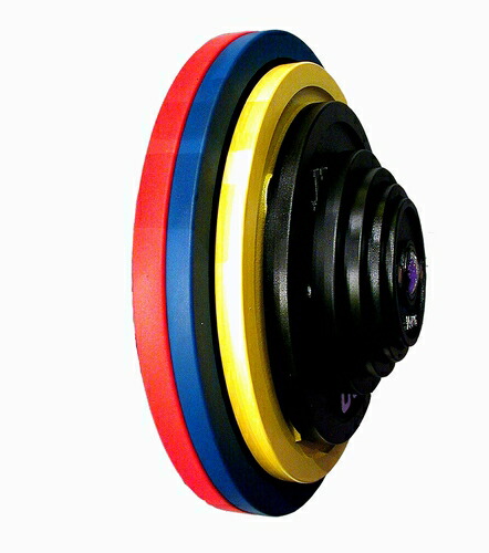 ① IVANKO イヴァンコ ラバー プレート15kg x 1枚 穴径50mm 楽天市場