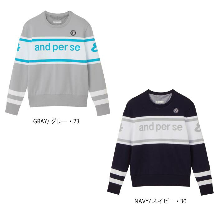 楽天市場】【20%OFF SALE】and per se アンパスィ ゴルフウェア