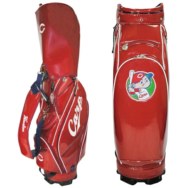 楽天市場】広島東洋カープ ゴルフ 9.5型 キャディバッグ ゴルフバッグ