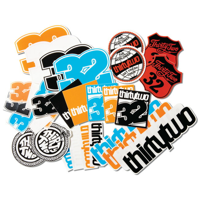 楽天市場】サーティーツー ステッカー THIRTYTWO DIE CUT STICKER(32