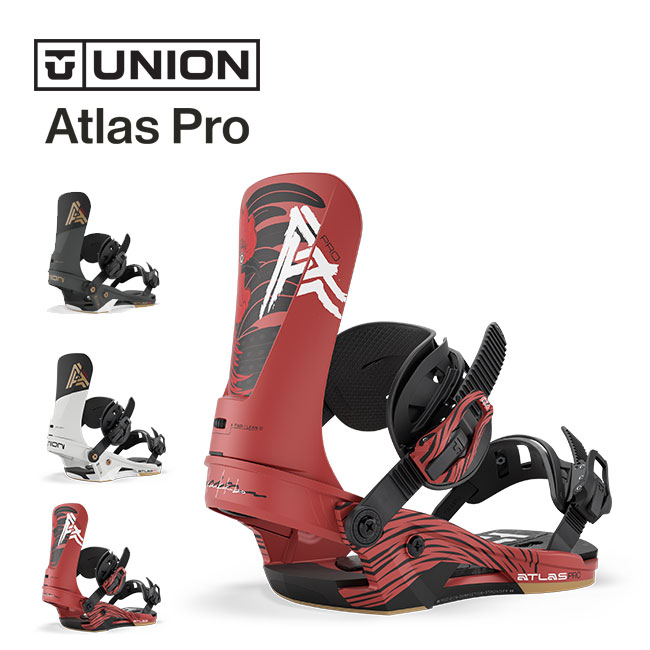24-25モデル UNION ATRAS PRO メタリックレッドMサイズ 24/25 UNION