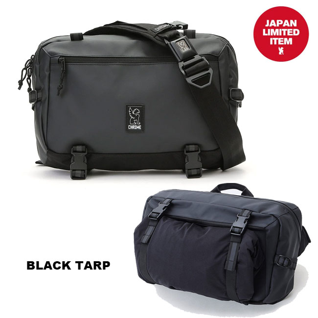 楽天市場】メッセンジャーバッグ CHROME × KADET MAX BLACK TARP/BLACK
