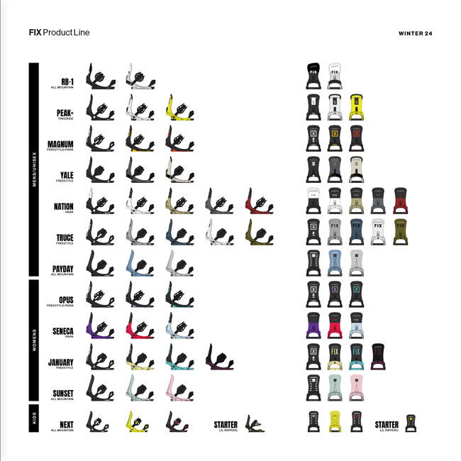 楽天市場】フィックス ビンディング FIX NATION BINDING 23-24