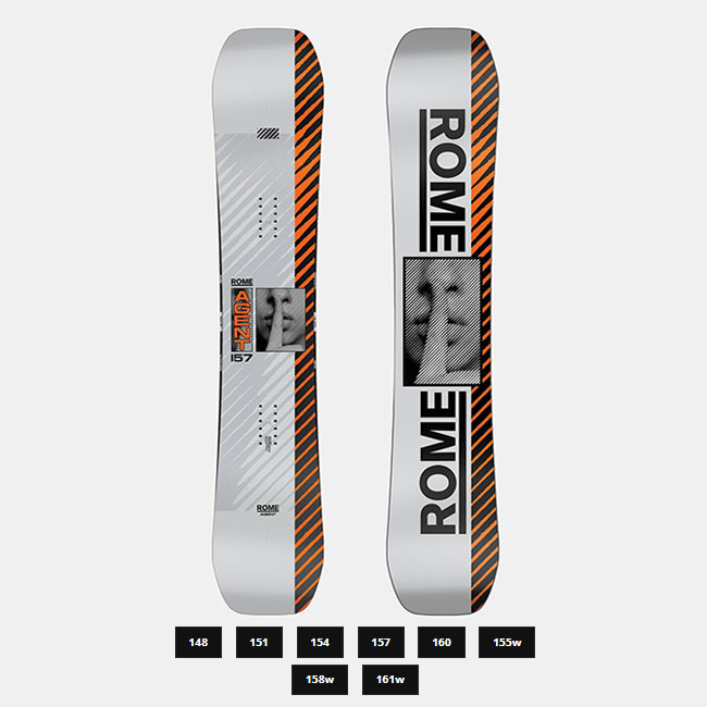 楽天市場】スノーボード ローム ROME SDS AGENT 24-25 エージェント