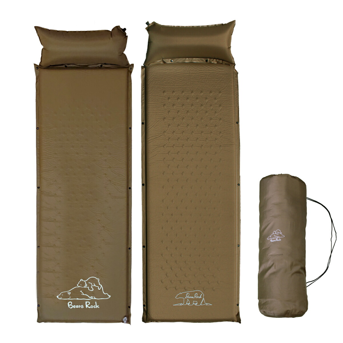 楽天市場】【Bears Rock】 寝心地のよさでロングセラー 自動膨張式