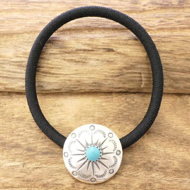 楽天市場】コンチョ シルバー ターコイズヘアゴム ブレスレットメンズ