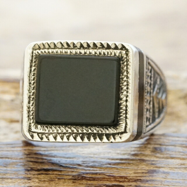 楽天市場】Tuareg Silver(トゥアレグ シルバー)オニキス 印台