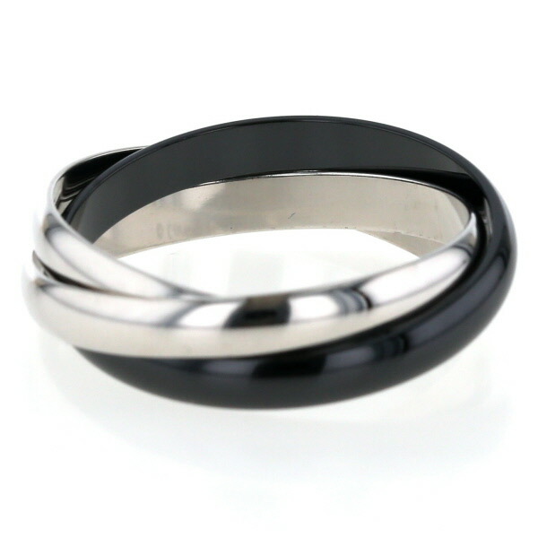 楽天市場】Cartier カルティエ K18WG クラシックトリニティセラミック