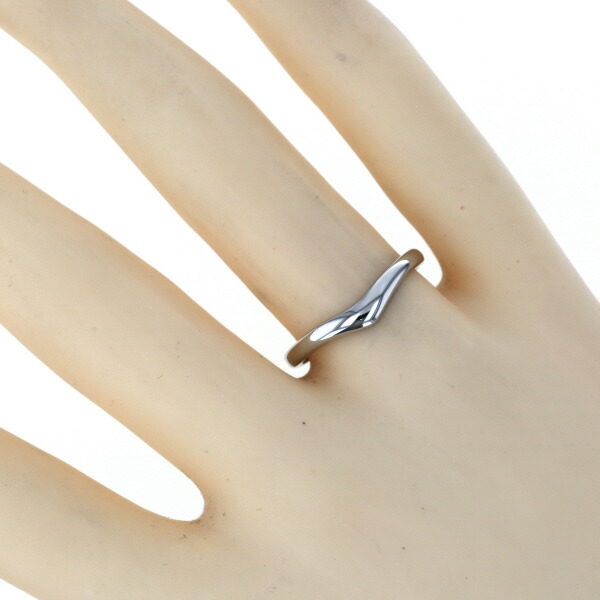 楽天市場】MIKIMOTO ミキモト Pt950 プラチナ リング V字 カーブライン