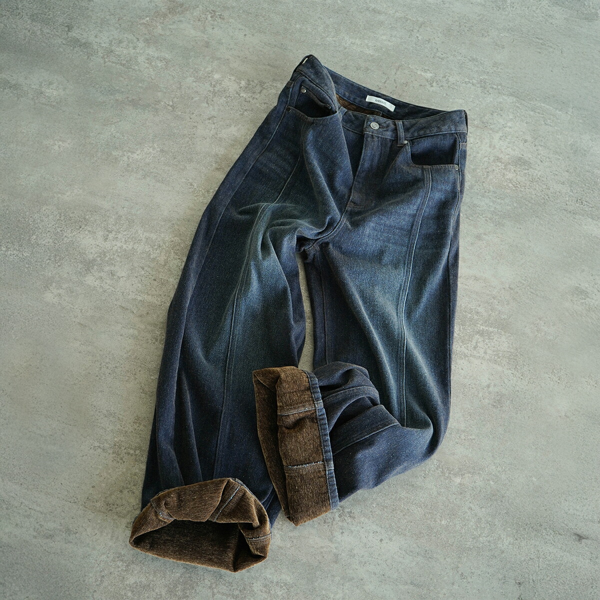 ヤマダヤ　RADIATE 切り替えデザインダメージデニムワイドパンツ　現行品 RADIATEのデニムパンツの商品一覧｜ファッション通販のYAMADAYA STORE