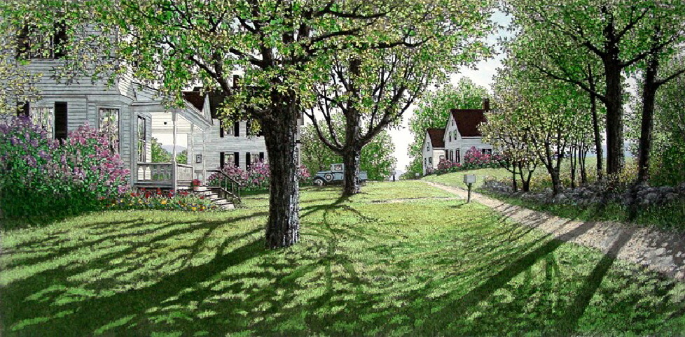 楽天市場】キャロル・コレット 「Lilac Time」Collette 手彩色銅版画