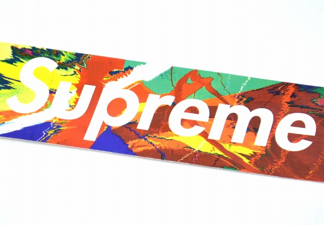 Supreme ダミアン・ハースト ボックスロゴステッカー supreme ダミアン