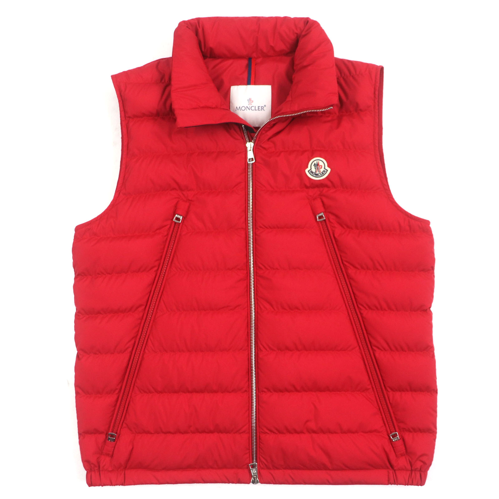 楽天市場】MONCLER ダウンベスト レッド（メンズファッション）の通販