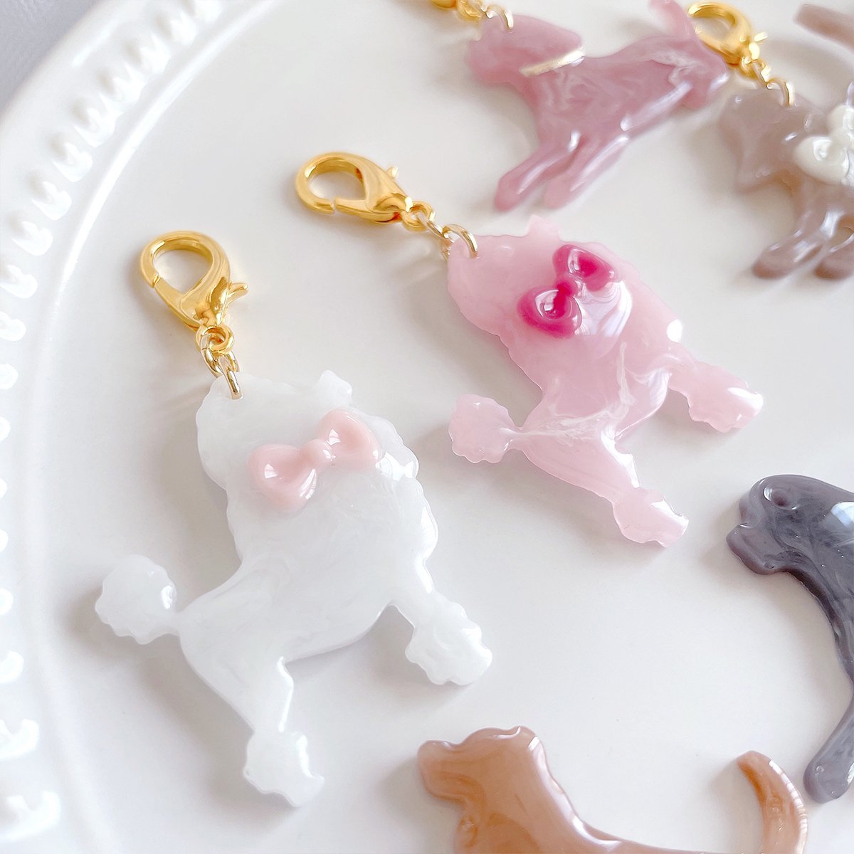 楽天市場】【シリコン型・モールド】7匹の犬と骨 シリコンモールド