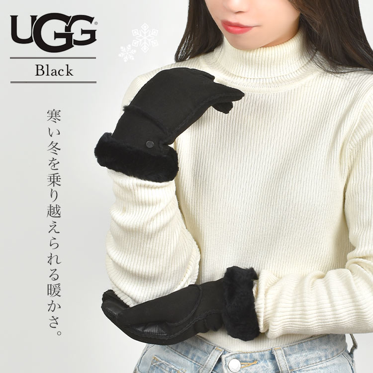 楽天市場】手袋 UGG アグ レディース スマホ対応 ブラック ブラウン