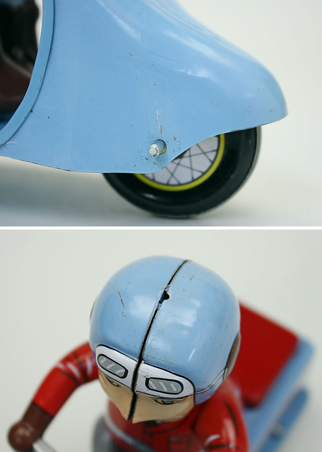 楽天市場】ブリキのおもちゃ ブリキ ぶりき おもちゃ オートバイ