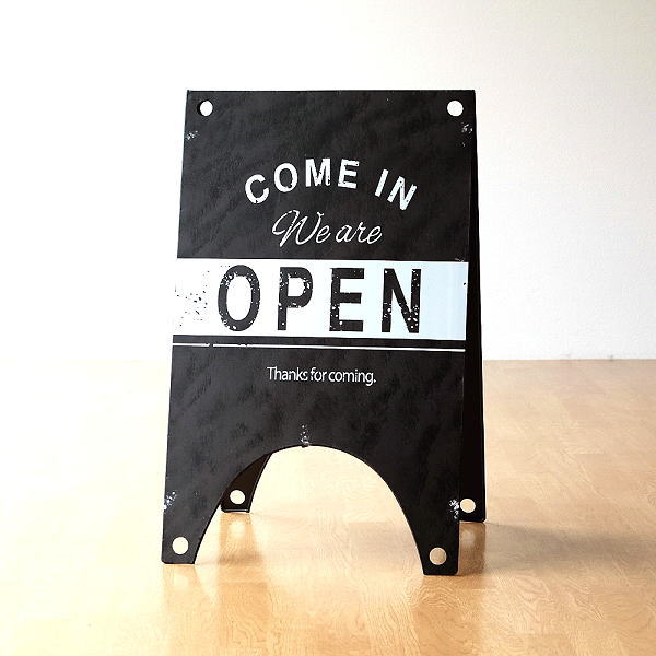 楽天市場】サインボード 看板 オープン クローズ プレート サイン