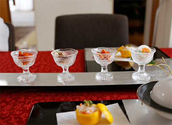 楽天市場】【クーポン配布中】クリスタル高台珍味グラス ガラス // 和