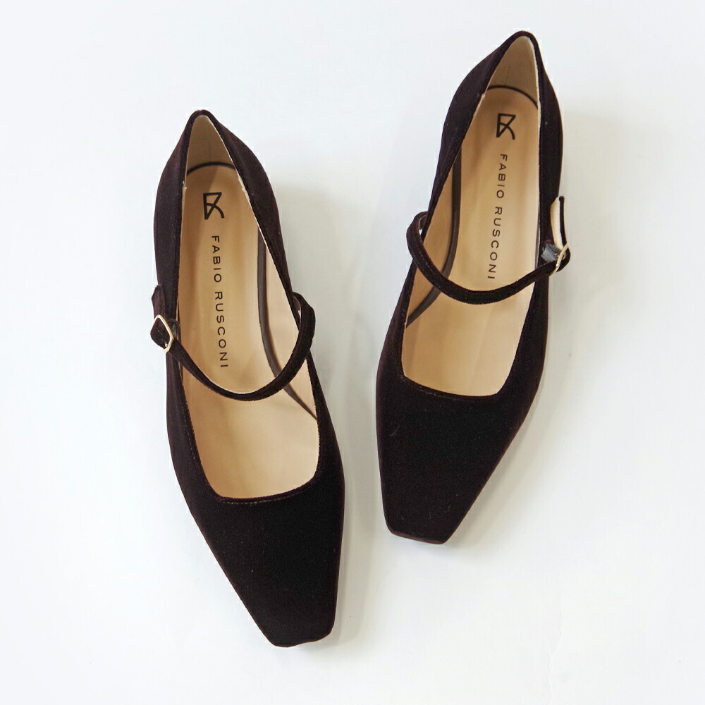 楽天市場】【FABIO RUSCONI ファビオルスコーニ】 スクエアトゥベロア