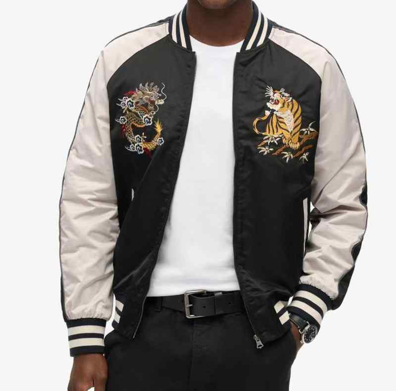 楽天市場】メンズ スカジャン ブルゾン 虎 ポルトガル ヴィンテージ