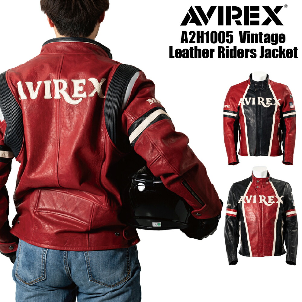 楽天市場】バイク ジャケット レザー A2H1005 Vintage Leather Riders
