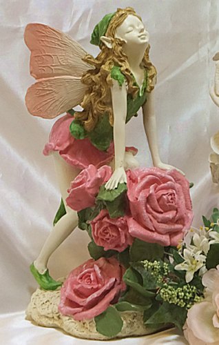 楽天市場】シルエットが素敵なフェアリー♪バラの上の妖精（ピンク