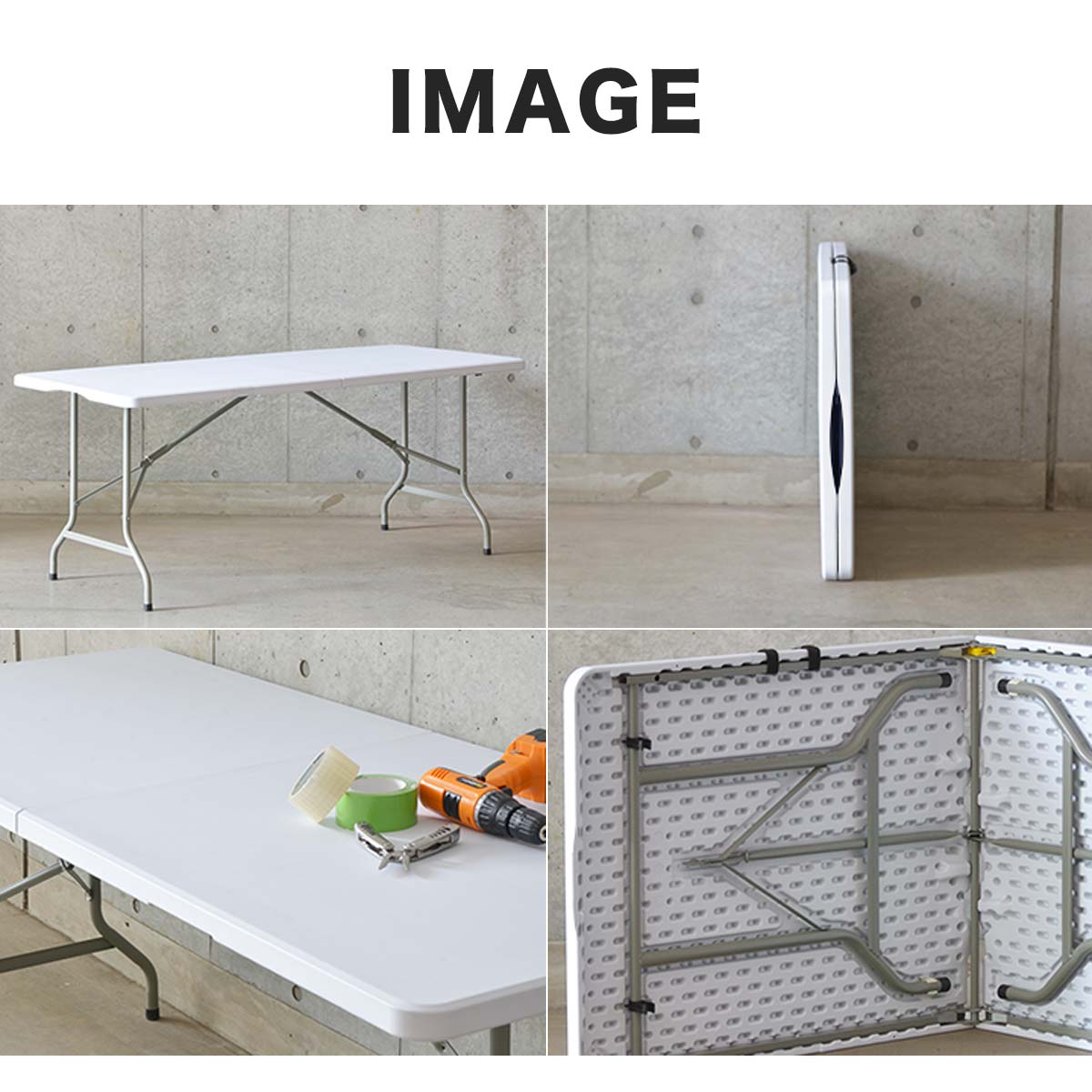 楽天市場】【法人のみ無料配送】ワークテーブル 折りたたみ テーブル