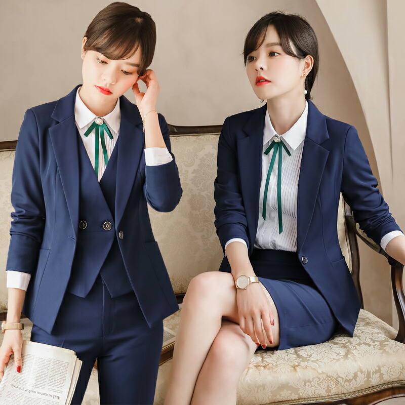 楽天市場】スリーピース レディーススーツ 上品 フォマール エレガント