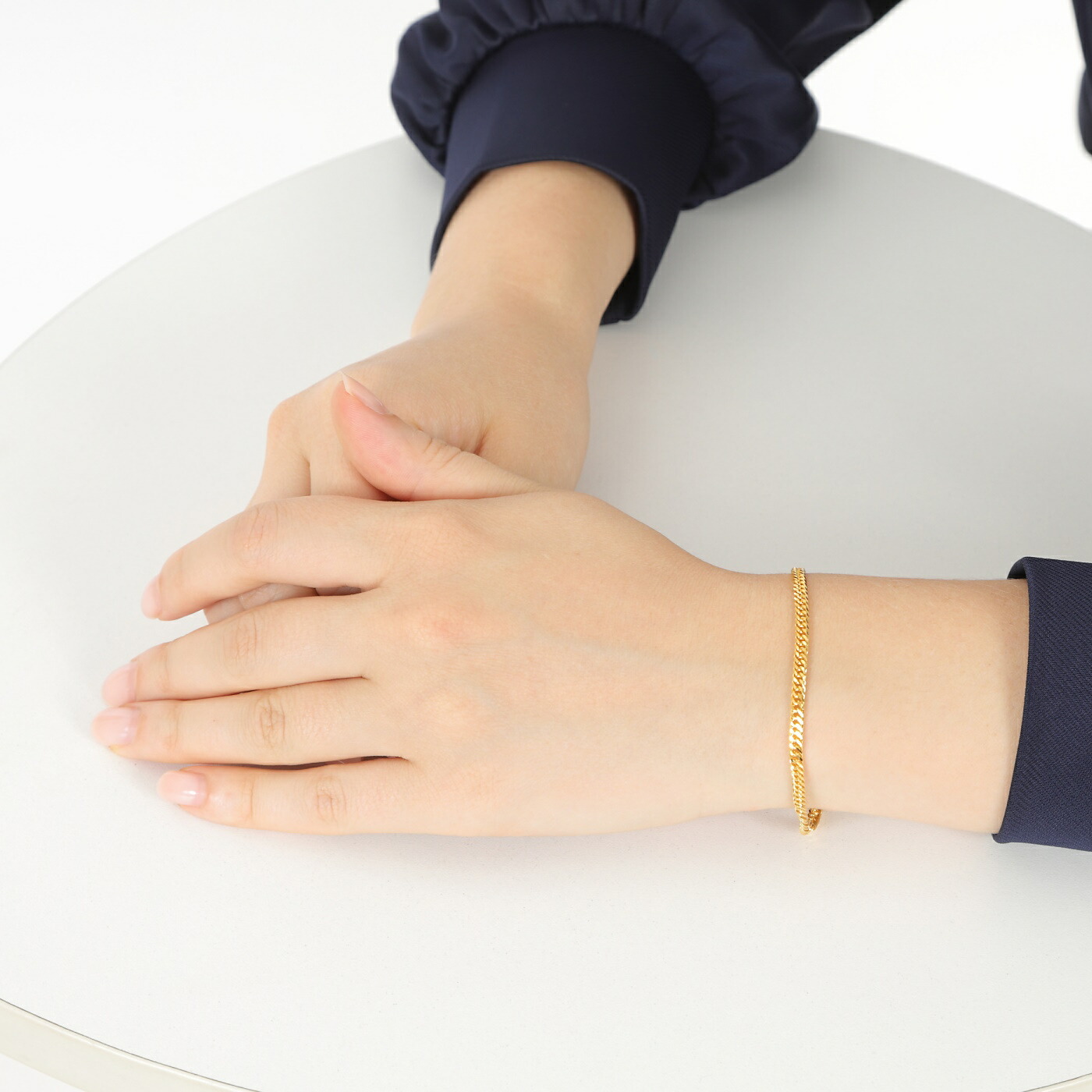 楽天市場】純金 喜平ブレスレット 6面ダブル 7g 18cm 造幣局検定マーク