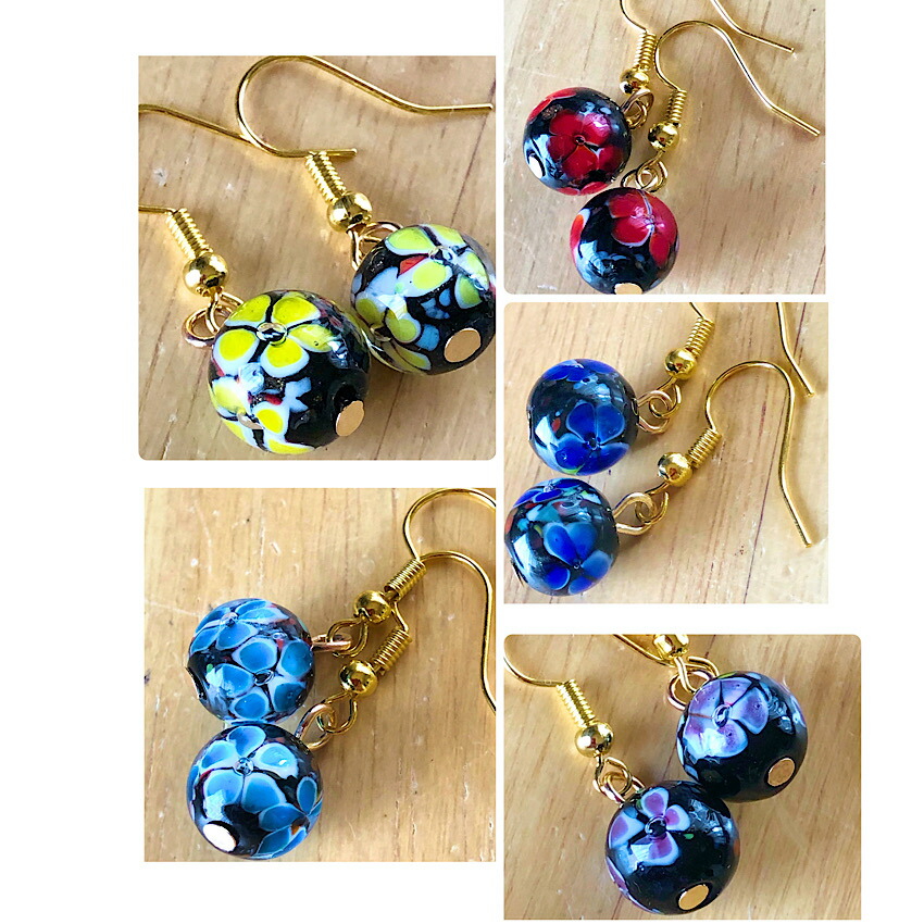 楽天市場】【1000円ポッキリ】可愛いとんぼ玉 10mm 選べる5色 夏に