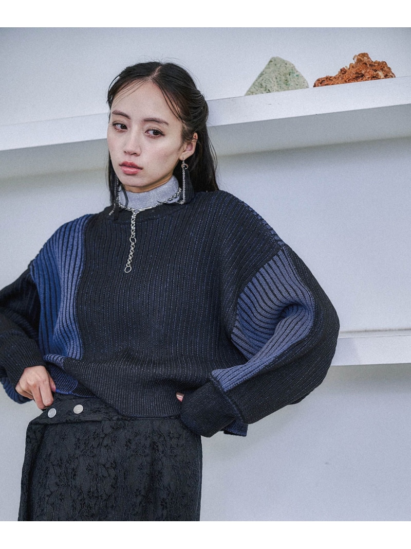 楽天市場】【SALE／22%OFF】2WAYマルチカラーニット HARE ハレ