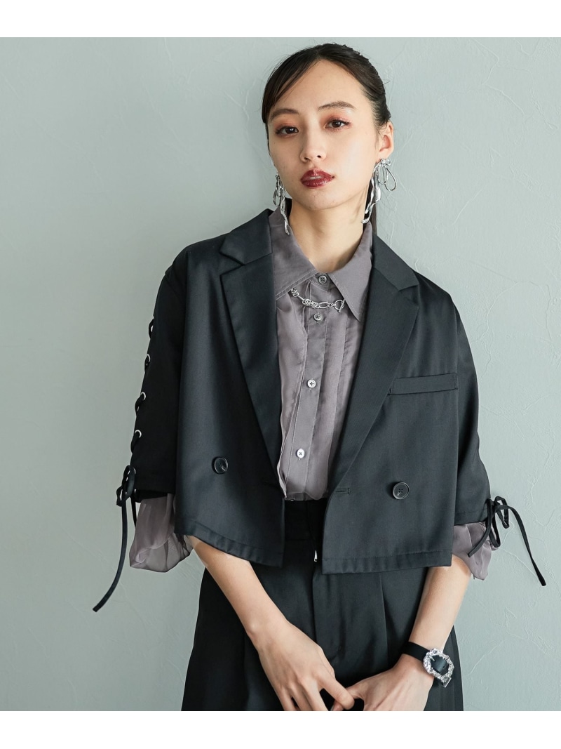 楽天市場】レースアップショートジャケット HARE ハレ ジャケット