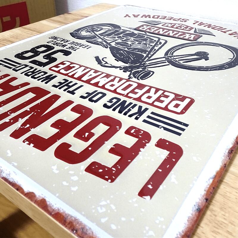 楽天市場】ブリキ看板 LEGENDARY バイク ビンテージ レジェンダリー